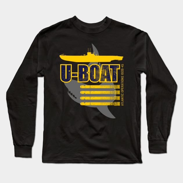 U-boat Atlantic Operations Long Sleeve T-Shirt by TCP